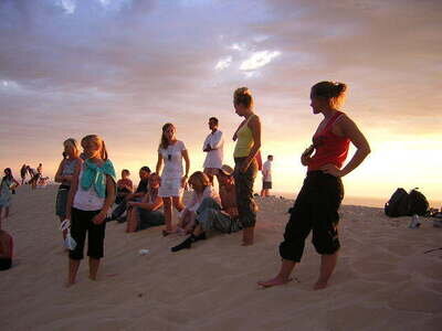 Sandboarden auf der Dune du Pyla | Düne von Pilat