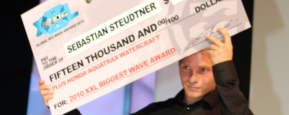 German Surfer Sebastian Steudtner Wins Biggest Wave Award