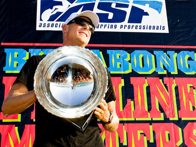 ASP/CI via Getty Images | Fanning und Schale bei der Siegerehrung 2009 auf Hawaii