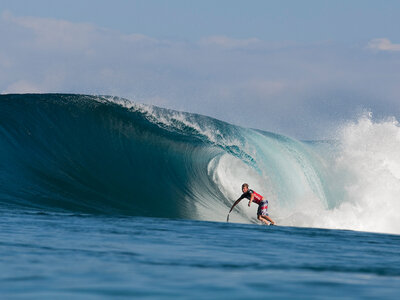 ASP/CI via Getty Images | Taj Burrow in der Pipe auf Hawaii