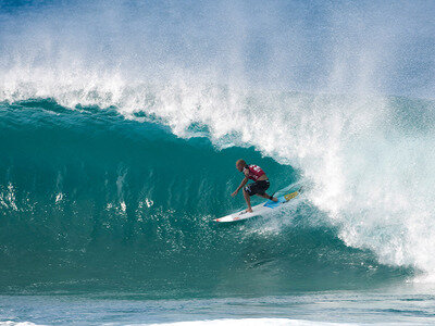 Credit: Cestari/ASP:  Mick Fanning claims ASP World Surfing Title 2009