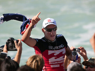 ASP/CI via Getty Images | Mick Fanning second time World Champion 2007|2009