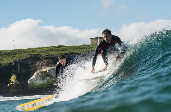 Surfen lernen in Europa an den besten Surfspots für Anfänger
