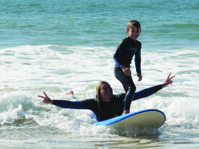 Childrens surf course