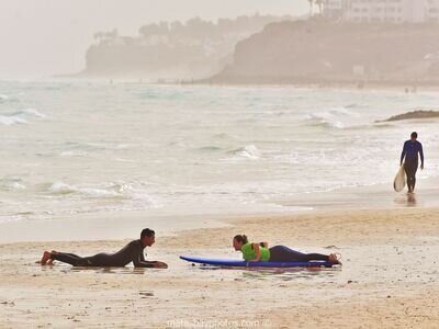 Surfcourse in the south of Fuerteventura with Watersports Fuerteventura