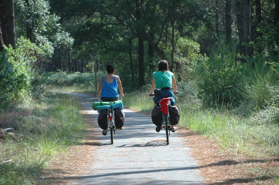 Saint Girons-Plage | Neben dem Wellenreiten könnt Ihr ausgedehnte Fahrradtouren ins Hinterland unternehmen 