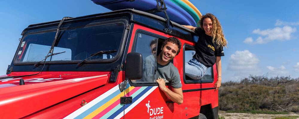 Dude Surf Camp transfer form Hostel to Surf School