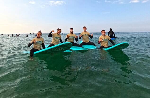 Beginners surf lessons in Taghazout Morocco