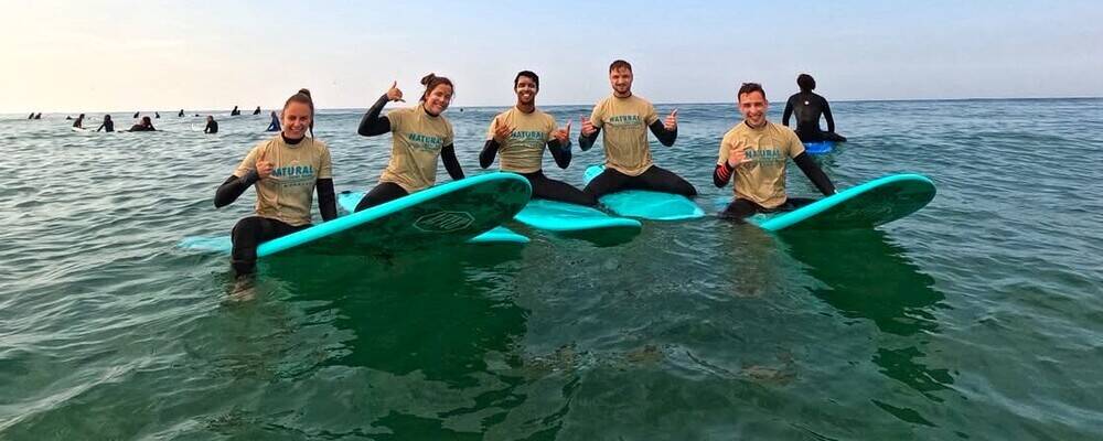 Beginners surf lessons in Taghazout Morocco